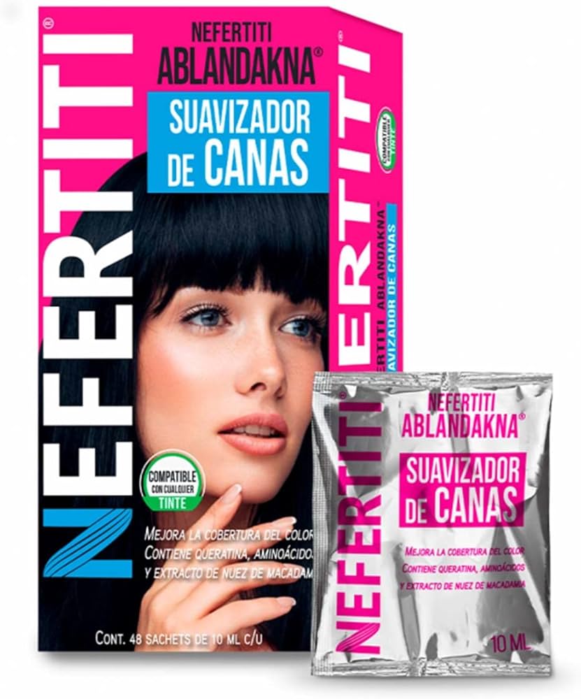SOBRE SUAVIZADOR DE CANAS NEFERTITI 10ML 12PZ