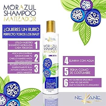SHAMPOO MATIZADOR MORA AZUL NEKANE 300ML (0659525863174) NK101029