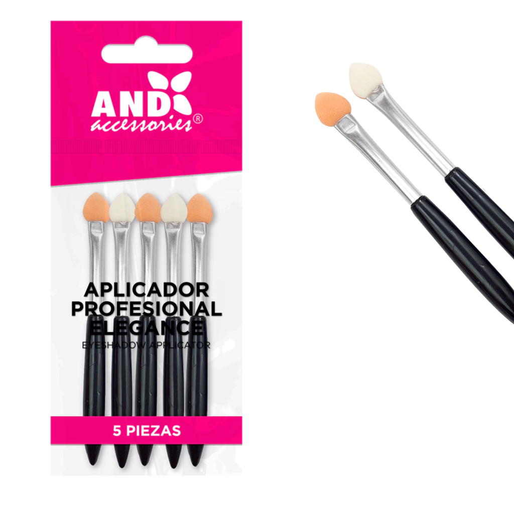 BOLSA C/5 APLICADORES PROFESIONAL ELEGANCE AND 20086