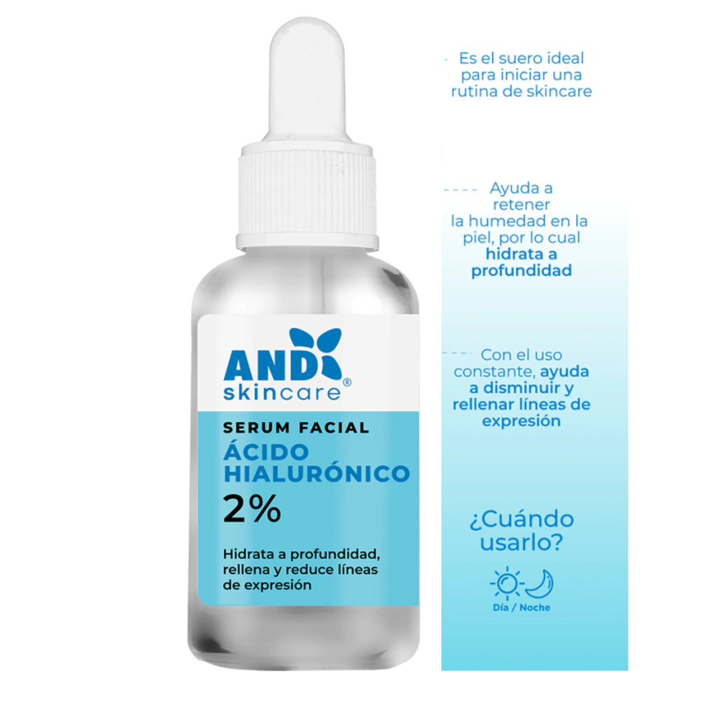 SUERO FACIAL AND ACIDO HIALURONICO MOD:69855 (7503034599456)