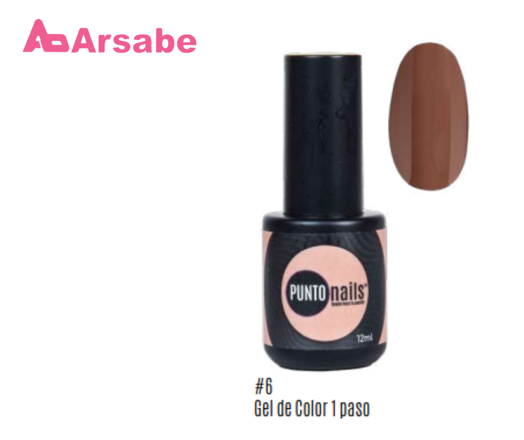 PUNTO NAILS GEL 1 PASO NUDE 06 12ML PN1G06