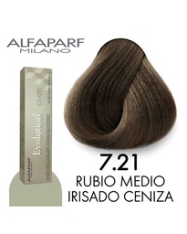 [8022297156491] TINTE ALFAPARF 7.21 RUBIO MEDIO IRISADO CENIZA (8022297302706)