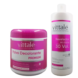 [7503013561313] JUEGO DECOLORANTE 350G C/PEROXIDO VITTALE