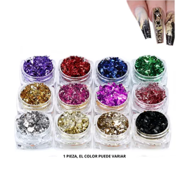 [KT0932] DECORACION HOJA DE COLOR METALICA