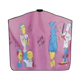 [7501955452751] CAPA CORTE CABELLO INFANTIL CARICATURAS AMARILLO 80X125CM 1276-POL-CARI-AMARILLO